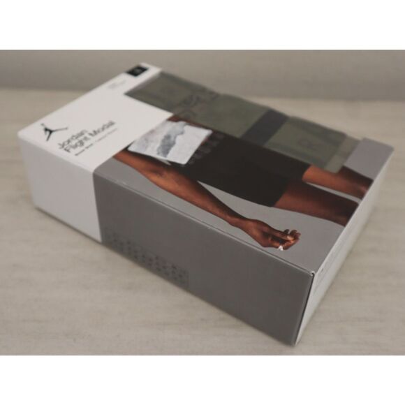Jordan JM0691-E6F Men's Sz S Olive/Black/Monogram Flight Modal Boxer Briefs 3-Pk - Picture 5 of 9